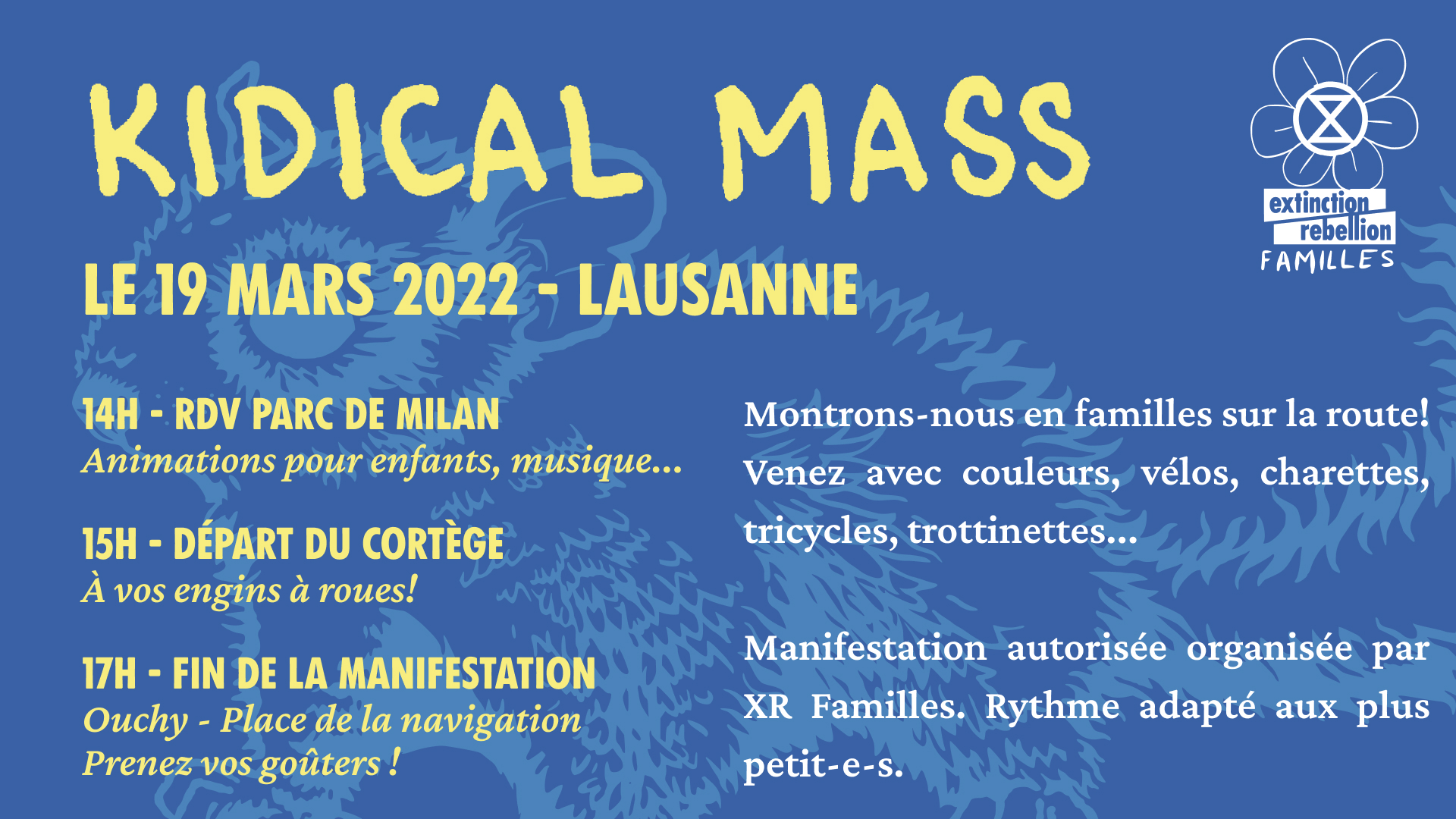 Kidical mass Lausanne !