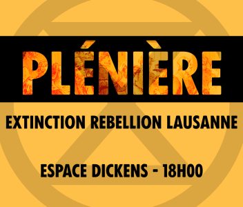 Plénière publique – XR Lausanne